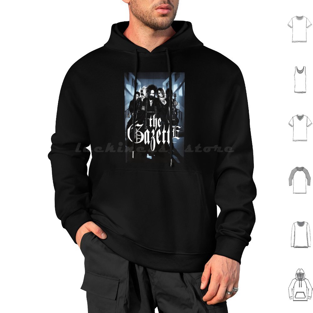 Electronics In Japan - เสื้อฮู้ดแขนยาวลายวงดนตรีญี่ปุ่น The Gazette สำหรับงานปาร์ตี้กลางคืน ดนตรีอิเล็กโทรนิค งานเทศกาลดนตรี
