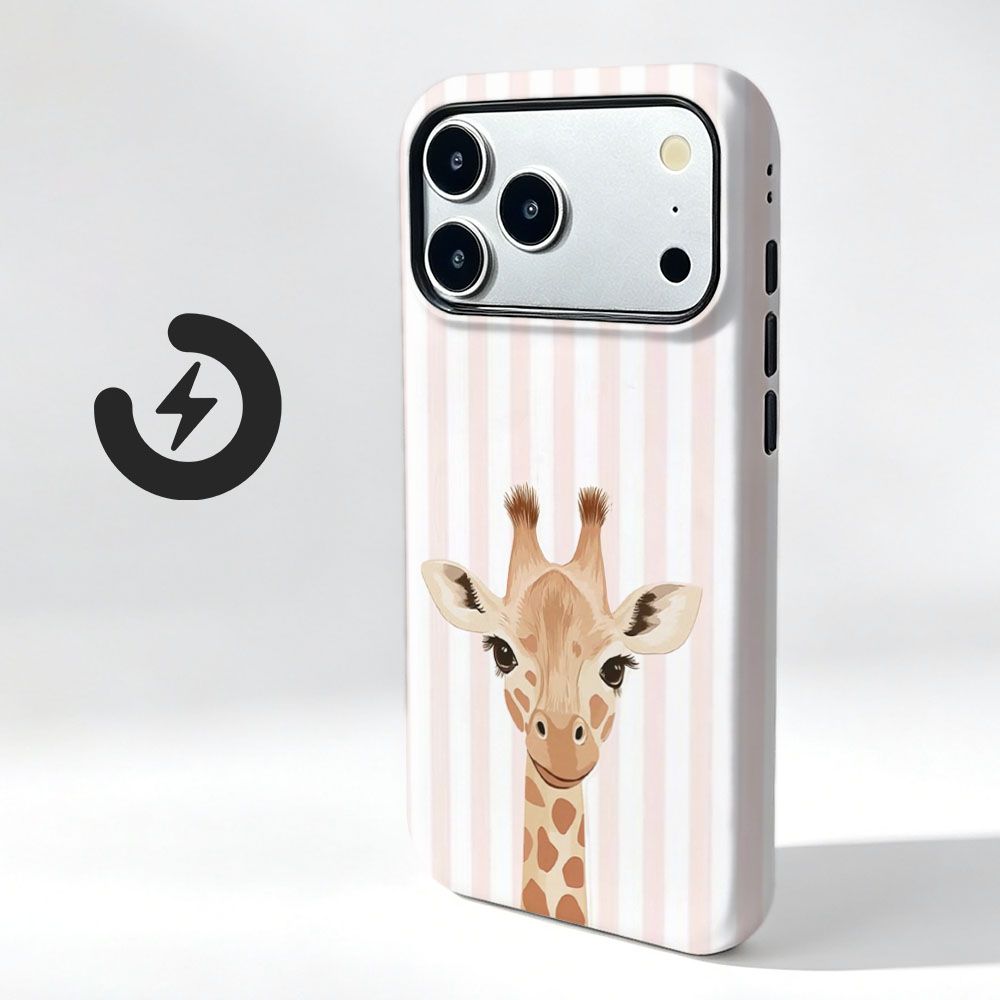 Vivo X200 - เคสโทรศัพท์แม่เหล็ก ลายยีราฟน่ารัก สำหรับ Vivo X100 X200