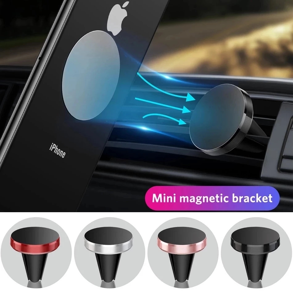 Useful Electronic Gadgets - ที่วางโทรศัพท์ในรถยนต์แบบแม่เหล็ก ติดตั้งช่องแอร์ ใช้ได้กับ iPhone 14 13