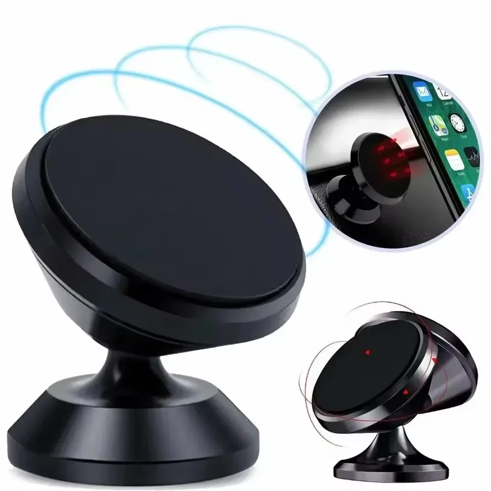 Useful Electronic Gadgets - ที่ยึดโทรศัพท์ในรถยนต์แบบแม่เหล็ก ขาตั้งโทรศัพท์มือถือ รองรับ GPS สำหรับ iPhone
