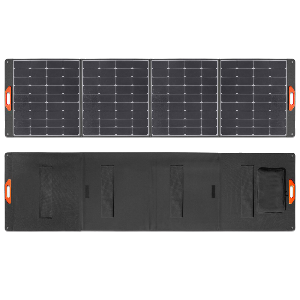 แผงโซลาร์เซลล์พับได้ 420W ชุดช - Solar Powered Charger บทวิจารณ์และราคา