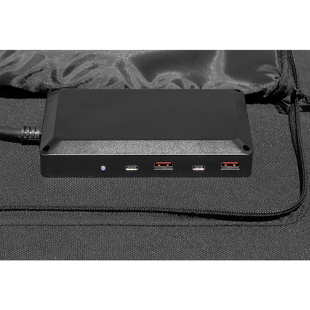 แผงโซลาร์เซลล์พับได้ 420W ชุดช - Solar Powered Charger บทวิจารณ์และราคา