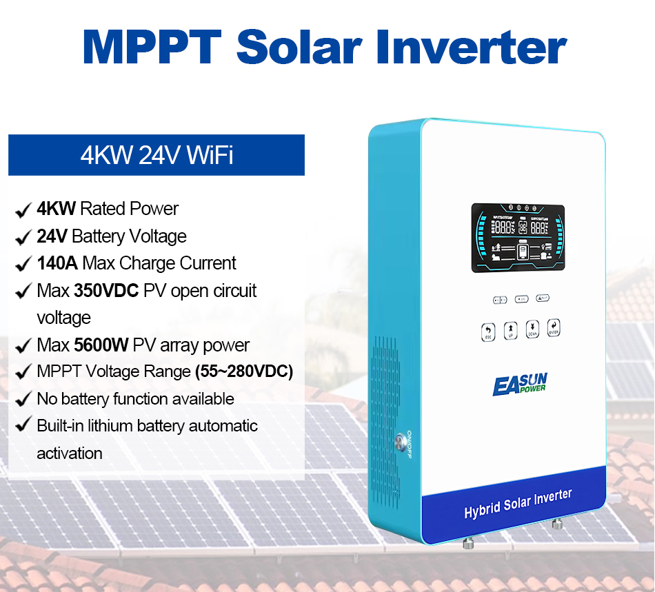 อินเวอร์เตอร์ EASUN POWER 4KW  - Solar Powered Charger บทวิจารณ์และราคา