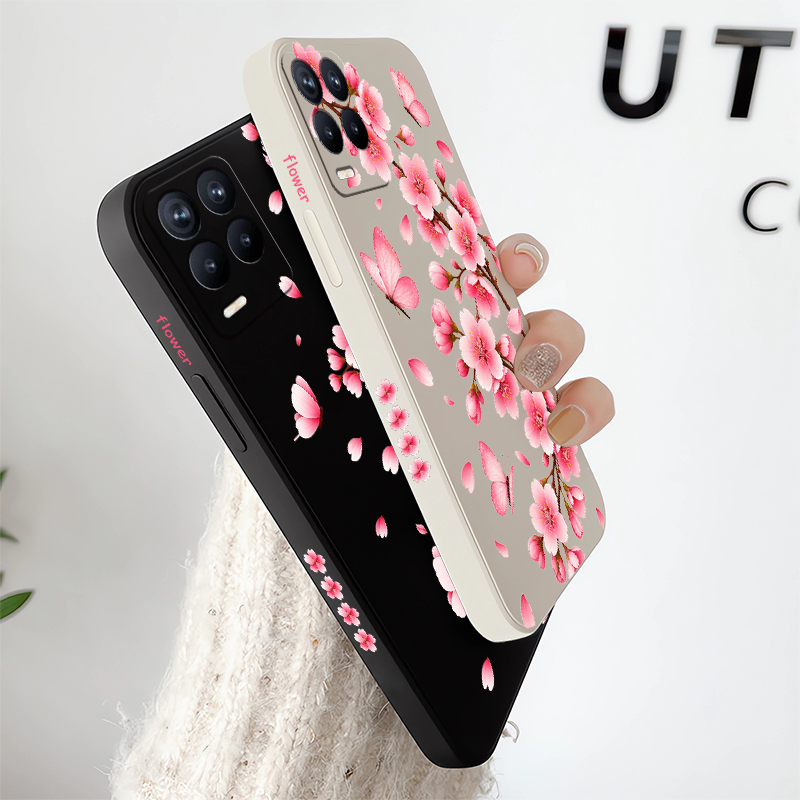 เคสโทรศัพท์ลายดอกไม้สีชมพู สำห - Realme Note 50 บทวิจารณ์และราคา
