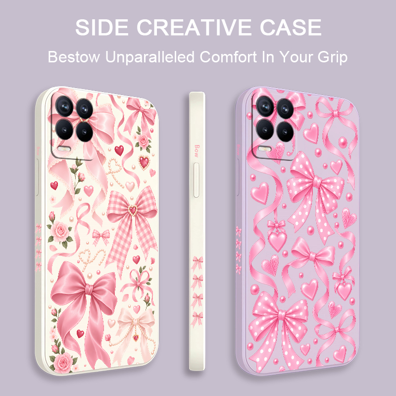 เคสลายโบว์สีชมพู สำหรับ OPPO R - Realme Note 50 บทวิจารณ์และราคา