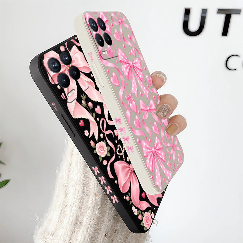 เคสลายโบว์สีชมพู สำหรับ OPPO R - Realme Note 50 บทวิจารณ์และราคา