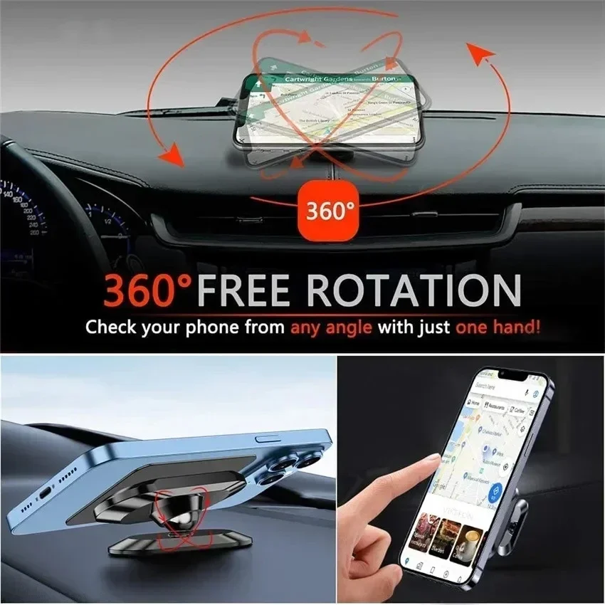360 °   ที่วางโทรศัพท์ในรถยนต์ - Useful Electronic Gadgets บทวิจารณ์และราคา